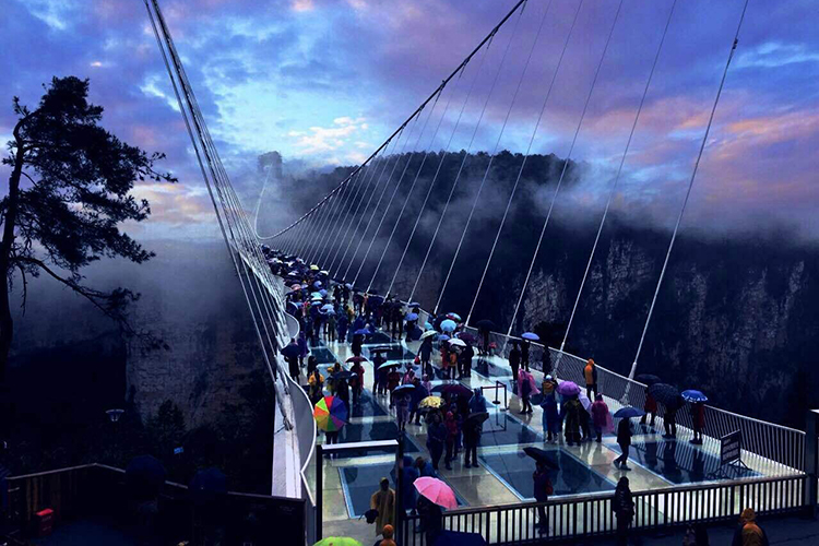 長沙出發(fā)到張家界玻璃橋、天門山、玻璃棧道、鳳凰古城3日游